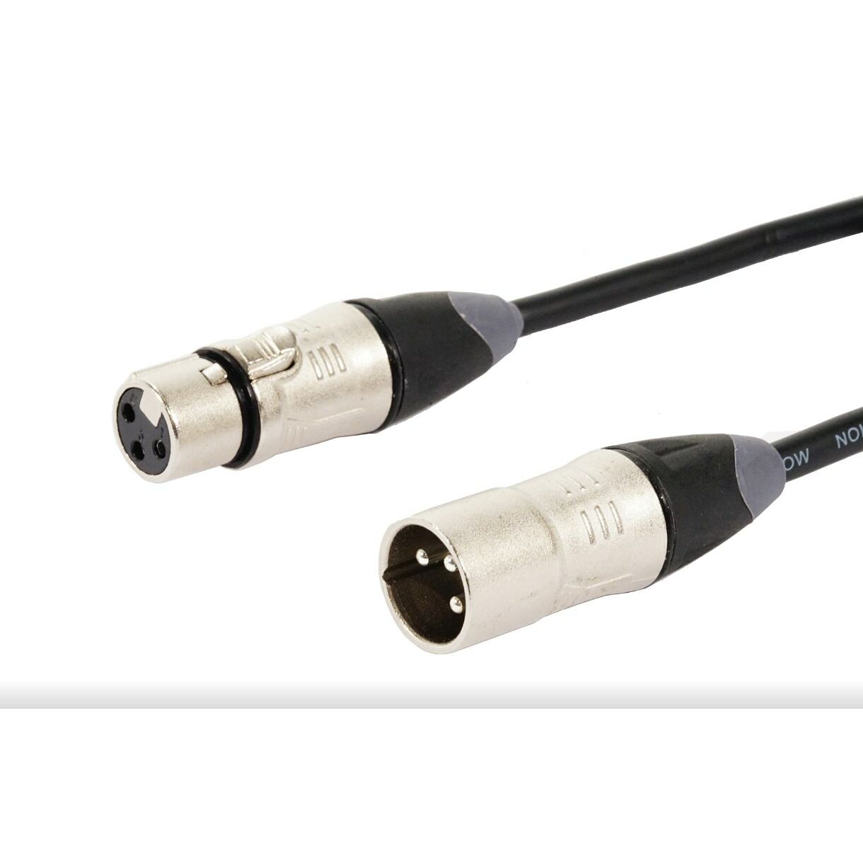 Cable XLR Male to XLR Female 3m - Electronio
