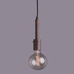 Lighting Pendant 1 Bulbs Metal Black 13802-003