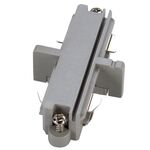 Gray Straight Connector For 2 Wires