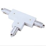 White "T" Connector For 2 Wires