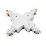 White Cross Connector For 2 Wires