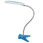 Desk Lighting LED With PVC Cable From Metal And Plastic With Tweezers Blue