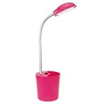 Desk Lighting LED With PVC Cable From Metal And Plastic With Pensil Case Pink