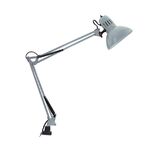 Metallic Table / Clamb Lighting Fixture With Switch On The Head Grey SF606BG