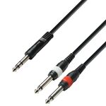 Audio Cable Jack Sterao 6,3mm - Jack Mono 2x6,3mm 6m