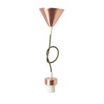 Suspension for Pendant Glass Lights Metallic Copper 12351-918-CG