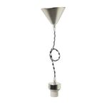 Suspension for Pendant Glass Lights Metallic Nickel Matt 13803-763