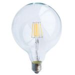 Led Lamp E27 6W Filament 2700K G125 Dimmable