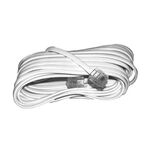 Phone Cable Extension 1m White
