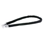 Black Velvet Rope Silver Hook