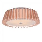 Ceiling Light 3 Bulbs Metallic with Wood 13802-962