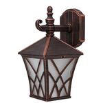 Wall Mounted Luminaire Lantern Aluminum Antique Copper Outdoor 12053-612-BRB
