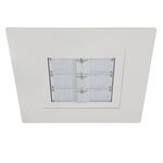 Led Luminaire for Gas Stasion 120W 6000K IP66 White Recessed