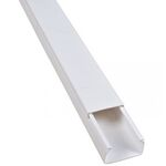 Plastic Cable Trunking CT2 80x40 White