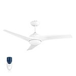 Ceiling Remote Control Fan 52" 70W with Light
