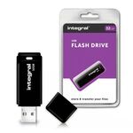 USB Flash Disk Integral Pendrive 32GB Black
