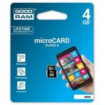 Κάρτα Μνήμης Micro SD GOODRAM 4GB Class 4