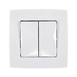 Switch 2 Buttons Curtain Control City White
