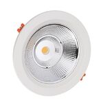 Round Recessed LED SMD Spot Luminaire 40W 6000K