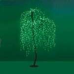 Led Willow Tree Green 2m High