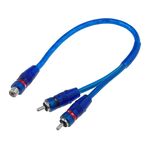 Cable 2 RCA Male to 1 RCA Female