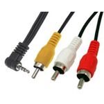 Audio Cable Mini Jack 3,5mm - 4P/3 RCA Males 3m