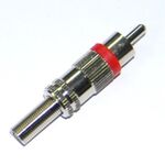 RCA Male Connector Red RP1560