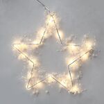 Διακοσμητικό Αστέρι Τοίχου 20 LED Θερμό Λευκό με Μπαταρία 3xAA