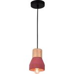 Lighting Pendant 1 Bulb Caffe + Wood 13802-287