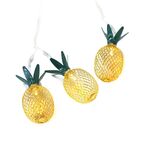 Decorative 10Led String Lights Metal Pineapple