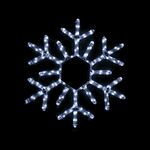 Χιονονιφάδα Φωτοσωλήνας 144 LED 6m Ψυχρό Λευκό + Controller με Προγράμματα