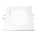 Φωτιστικό Τετράγωνο Panel LED Οροφής Χωνευτό Λευκό 6W 3000K