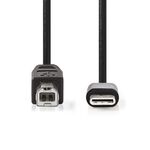 USB 2.0 Type C (USB-C) to USB 2.0 Micro-B Cable, Micro USB 2.0 USB-C for Apple Macbook, Chromebook Pixel, HDD Hard Driver 2m