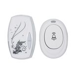 Wireless doorbell button with melodies 1 + 1 Ε-530 80m