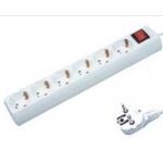 6 Outlet Multi Power Socket 3X1,5 1,5m with On/Off Switch
