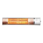 Wall Mounted Quartz Heater 2000W with Remote Control IP65