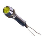 Indicator Lamp Screw Mount Φ6 Without Cable  + Led 220VAC/DC Yellow