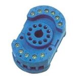 Din Rail Base 11P 90.23 BLUE ( For Lamp-Type Relays)