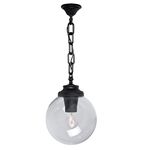 Hanging Luminaire Globe Black Outdoor E27 IP55 86G250PB