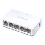 5 Port Ethernet Switch 10/100Mbps MS105 White