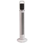 Tower Fan White with Ionizer and Remote Control 40W