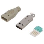 Βύσμα USB Connector Plug Type A for Cable + Protection