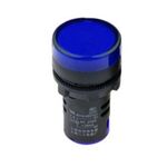 Indicator Lamp with Screw Mount Φ22 No cable +Led 220 VAC  Blue