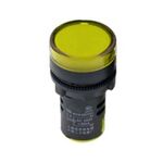 Indicator Lamp with Screw Mount Φ22 No cable +Led 48 VAC / DC Yellow
