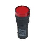 Indicator Lamp with Screw Mount Φ16 No cable +Led 230 VAC Red