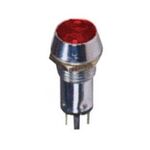 Indicator Lamp with Screw Mount Φ10 No cable +Led 220 VAC/DC Red