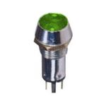 Indicator Lamp with Screw Mount Φ10 No cable +Led 220 VAC/DC Green