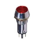 Indicator Lamp with Screw Mount Φ12 No cable +Led 220 VAC/DC Red