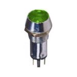 Indicator Lamp with Screw Mount Φ12 No cable +Led 220 VAC/DC Green