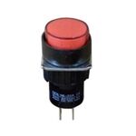 Indicator Lamp with Screw Mount Φ16 No cable +Led 220 VAC Red